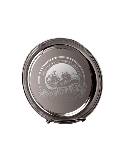Picture of DE09 | Deep Etched 8 inch Silver Plated Tray