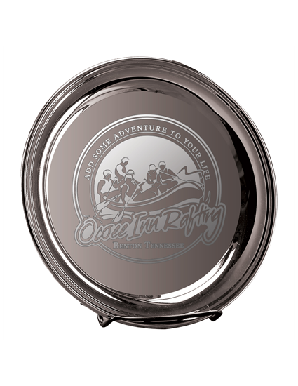 Picture of DE11 | Deep Etch 12 inch Silver Plated Tray
