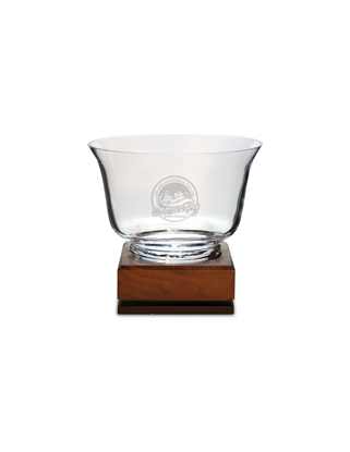 Picture of DE25 | Deep Etch Small Crystal Revere Bowl 5.5"W x 3.5"H